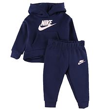 Nike Collegesetti - Huppari/Collegehousut - Midnight Laivastonsi