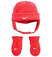 Nike Pipo/Rukkaset - Swoosh Fleece - Kilpailija Vaaleanpunainen