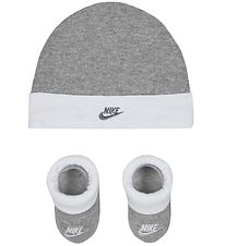 Nike Set - Beanie/Socks - Futura - Dark Grey Heather