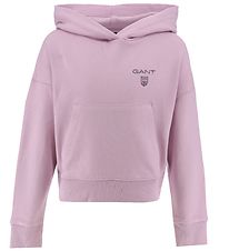 GANT Kapuzenpullover - Contrast Shield - Winsome Orchid