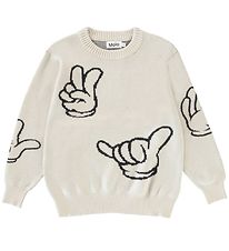 Molo Blouse - Knitted - Bello - Moon