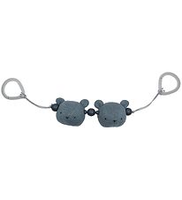 Smallstuff Pram Chain Chain - Bear - Denim/Dark Denim