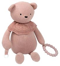 Smallstuff Activity Toy Teddy Bear - Bear - Powder/Soft Rose