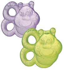 Playgro Bijtring - 2-pack - Groen/Paars