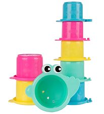 Playgro Stapelspeelgoed - Krokodillenbekers - 8 stk - Multicolou