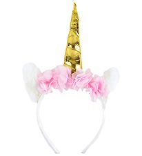 Den Goda Fen Costumes - Bandeau  Cheveux - Licorne - Blanc/Or