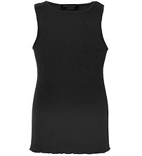 Rosemunde Top - Soie/Coton - Noir