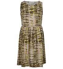 Rosemunde Dress - Sand Striped Tie Dye Print