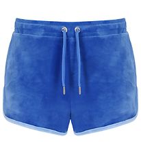 Juicy Couture Shorts - Fluweel - Ultramarijn