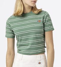 Dickies Stuttermabolur - Skera - Westover - Dark Ivy M. Rendur