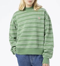 Dickies Sweatshirt - Westover - Dark Ivy w. Stripes