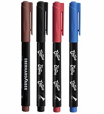 Eberhard Faber Tattoo Marker w. Templates - One-Liner - 4 Colour