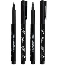 Eberhard Faber Tattoo Tussi M. Mallit - Skin teksti - 4 kpl