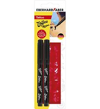 Faber-Castell Tattoo Marker w. Templates - 2 pcs - Black