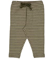 Wheat Trousers - Manfred - Heather Green Stripe