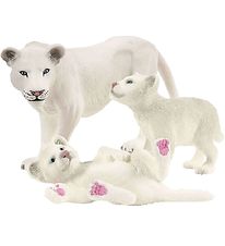 Schleich Wild Life - H: 10 Cm - Mother lion with cubs 42505