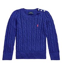 Polo Ralph Lauren Blouse - Knitted - Classic - Graphic Royal Blu