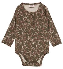 Wheat Bodysuit l/s - Liv - Dry Pine Flowers