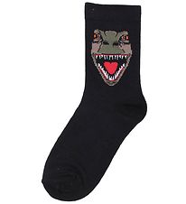 DYR Socks - ANIMAL Gallop - Black T-Rex