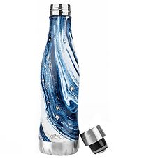 Glacial Thermo Bottle - 400 mL - Indigo Marble