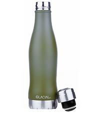 Glacial Thermo Bottle - 400 mL - Matte Liningest Green