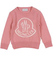 Moncler Blouse - Wool - Pink w. Logo