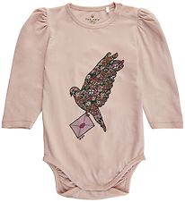 The New Broers en zussen Romper l/s - Duna - Rose Dust