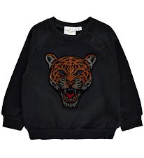 The New Siblings Sweat-shirt - TnsDombat - Noir av. Leopard