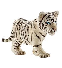 Schleich Wild Life - K: 3,5 cm - Valkoinen Tiger Young 14732