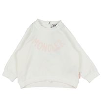 Moncler Sweat-shirt - Blanc/Rose