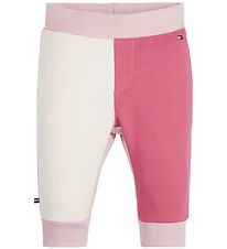 Tommy Hilfiger Jogginghosen - Logo Colorblock - Empire Pink Colo