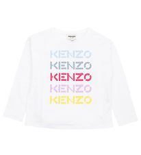 Kenzo Blouse - White w. Text