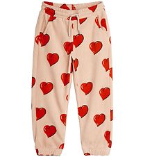 Mini Rodini Pantalon - Hearts Polaire - Beige