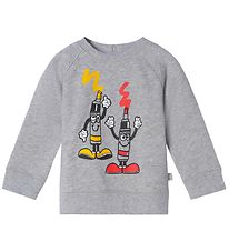 Stella McCartney Kids Peysa - Málverk Hringtreflar - Grátóna