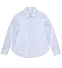 Fendi Kids Shirt - Blue/White Striped
