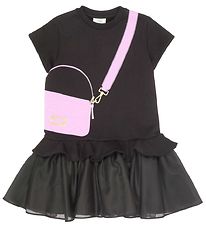 Fendi Robe - Noir/Rose av. Imprim