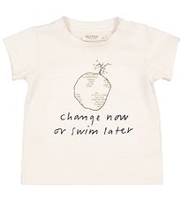 MarMar T-Shirt - Charit - Off White av. Imprim
