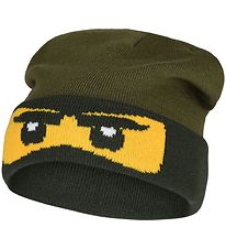 LEGO® Ninjago Stickad Mössa - LWAntony - Dark Khaki