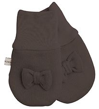 Racing Kids Vantar - Ull/Bomull - Chocolate Brown. Rosett