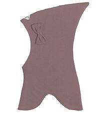 Racing Kids Schlupfmtze - 2-lagig - Dusty Purple m. Schleife