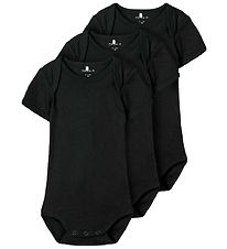 Name It Bodysuits s/s - Noos - NbnBody - 3-Pack - Black