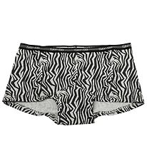 Say-So Hipsters - Grey/Black w. Pattern