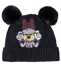 Name It Bonnet - NmfMinnie - Tricot - Minnie Mouse - Noir