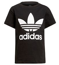 adidas Originals T-Shirt - Trefoil - Schwarz/Wei