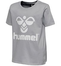 Hummel T-shirt - hmlTres - Grey Melange