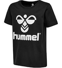 Hummel Stuttermabolur - hmlTres - Svart