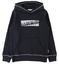 Napapijri Hoodie - Bob - Black w. Dusty Green