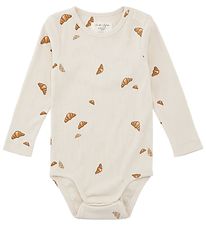 VACVAC Romper l/s - Rib - Kurt - Mini Croissant Love