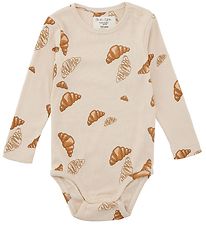 VACVAC Bodysuit l/s - Rib - Kurt - BIG Croissant love