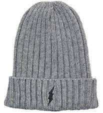 Petit by Sofie Schnoor Beanie - Knitted - Grey Melange